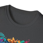 Tropical Vibes Graffiti sargasso live free Unisex T-Shirt - Live Free Design