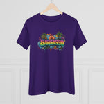 Cotton Tee - Sargasso Tropical Print Women's T-Shirt
