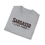 Unisex T-Shirt Sargasso Live Free rough trail seaweed Design