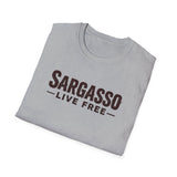 Unisex T-Shirt Sargasso Live Free rough trail seaweed Design