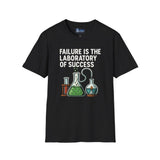 Motivational Unisex T-Shirt - Failure is the Laboratory to Success