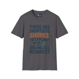 Shoreline Unisex T-Shirt - Countless Shores Design