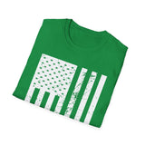 Distressed Flag, Men's Lightweight Fashion Tee