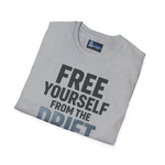 Unisex Softstyle T-Shirt - 'Free your self' Inspirational Design