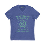 V neck  Deactivation Design