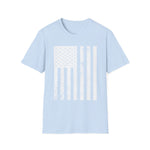 Distressed Flag, Men's Lightweight Fashion Tee