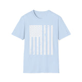 Distressed Flag, Men's Lightweight Fashion Tee