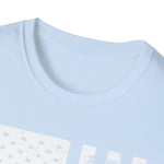 Distressed Flag, Men's Lightweight Fashion Tee
