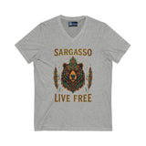 V-Neck Tee Sargasso Bear Graphic Shirt