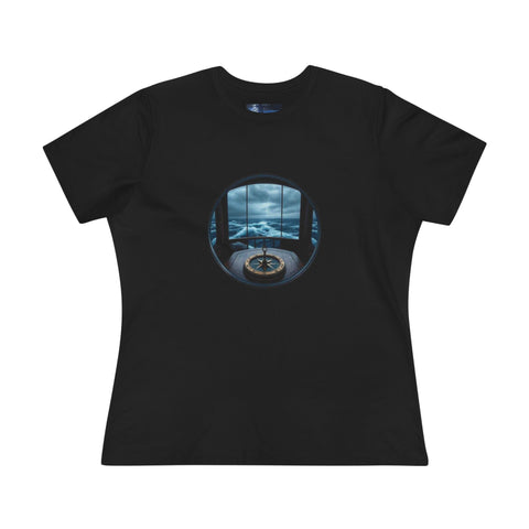 Women's Tee - Port Hole to the Soul Navigate Design