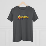 Women's Cotton Tee - Sargasso Flowered Print