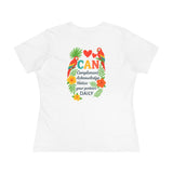 Cotton Tee for Women - 'You Can' Inspirational Shirt