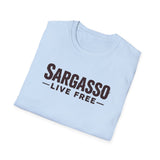 Unisex T-Shirt Sargasso Live Free rough trail seaweed Design