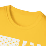 Distressed Flag, Men's Lightweight Fashion Tee