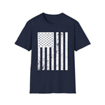 Distressed Flag, Men's Lightweight Fashion Tee