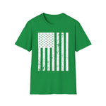 Distressed Flag, Men's Lightweight Fashion Tee