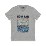 T-Shirt Boat Full of Holes Unisex V-Neck Tee