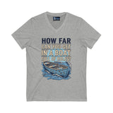 T-Shirt Boat Full of Holes Unisex V-Neck Tee