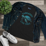 The Sea glass turtle  Women's Cotton Tee