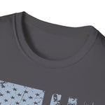 Distressed Flag, Men's Lightweight Fashion Tee