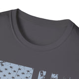 Distressed Flag, Men's Lightweight Fashion Tee