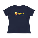 Women's Cotton Tee - Sargasso Flowered Print
