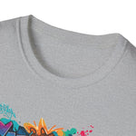 Tropical Vibes Graffiti sargasso live free Unisex T-Shirt - Live Free Design