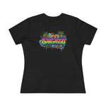 Cotton Tee - Sargasso Tropical Print Women's T-Shirt