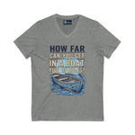 T-Shirt Boat Full of Holes Unisex V-Neck Tee