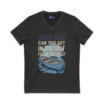 T-Shirt Boat Full of Holes Unisex V-Neck Tee