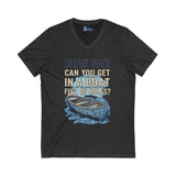 T-Shirt Boat Full of Holes Unisex V-Neck Tee