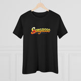 Women's Cotton Tee - Sargasso Flowered Print