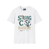 C's Raise Me Unisex T-Shirt - Strong Typography Design