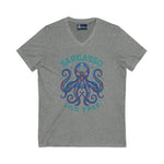 V-Neck Tee - Sargasso Octopus Design