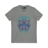 V-Neck Tee - Sargasso Octopus Design