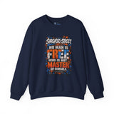 Sargasso Street “No Man Is Free Who Is Not Master of Himself” Crewneck Sweatshirt