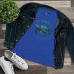 The Sea glass turtle  Women's Cotton Tee