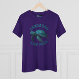 The Sea glass turtle  Women's Cotton Tee