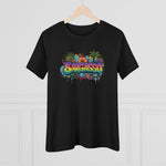Cotton Tee - Sargasso Tropical Print Women's T-Shirt