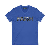Faith v neck Tee