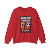 Sargasso Street “No Man Is Free Who Is Not Master of Himself” Crewneck Sweatshirt