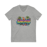 Tropical V-Neck Tee