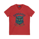 V-Neck Tee Sargasso Crystal Owl Shirt