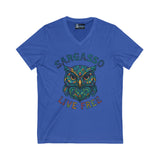 V-Neck Tee Sargasso Crystal Owl Shirt