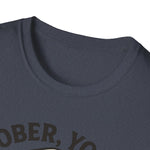 Sober Unisex T-Shirt - Drunken Monkey Design