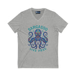 V-Neck Tee - Sargasso Octopus Design