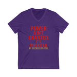 V-Neck Tee - Power Inherited Women's Tee