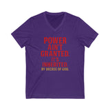 V-Neck Tee - Power Inherited Women's Tee