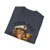 Sober Unisex T-Shirt - Drunken Monkey Design