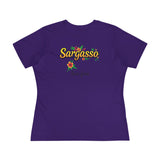 Women's Cotton Tee - Sargasso Flowered Print
